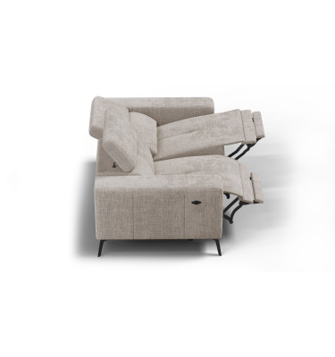 Relaxsofa 2-Sitzer MORELLO, beige, 2 x Relax Zero Gravity