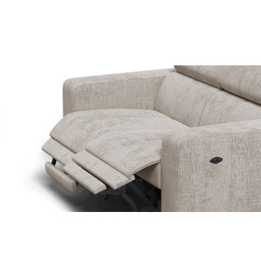 Relaxsofa 2-Sitzer MORELLO, beige, 2 x Relax Zero Gravity