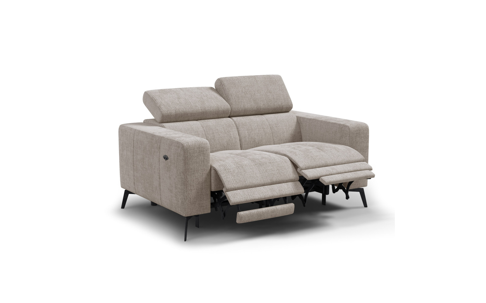 Relaxsofa 2-Sitzer MORELLO, beige, 2 x Relax Zero Gravity