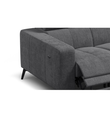 Relaxsofa 2-Sitzer MORELLO, dunkelgrau, 2 x Relax Zero Gravity