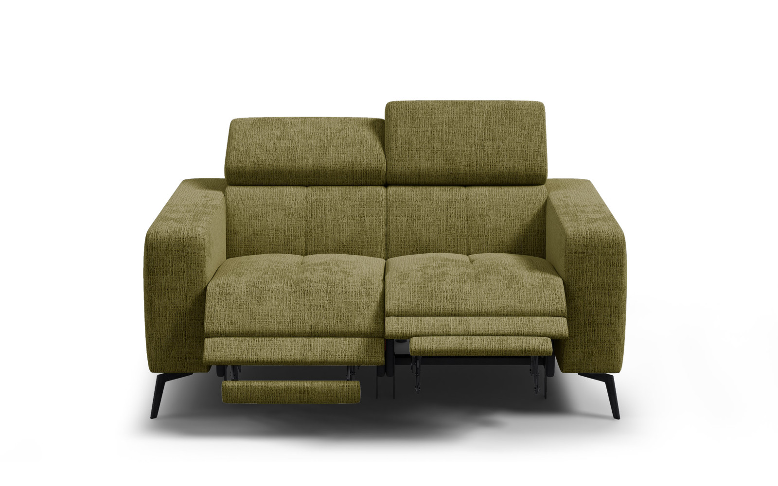 Relaxsofa 2-Sitzer MORELLO, olive, 2 x Relax Zero Gravity