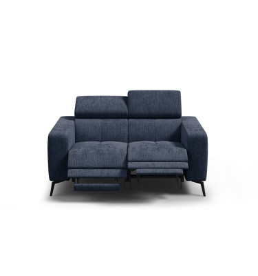 Relaxsofa 2-Sitzer MORELLO, marineblau, 2 x Relax Zero Gravity