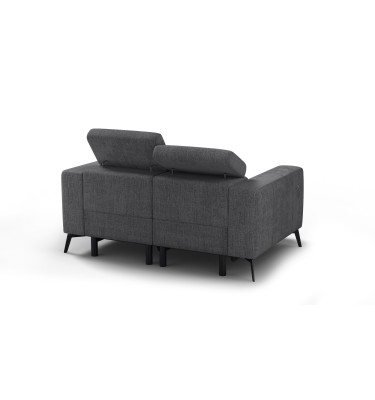 Relaxsofa 2-Sitzer MORELLO, dunkelgrau, 2 x Relax Zero Gravity