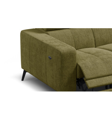 Relaxsofa 2-Sitzer MORELLO, olive, 2 x Relax Zero Gravity