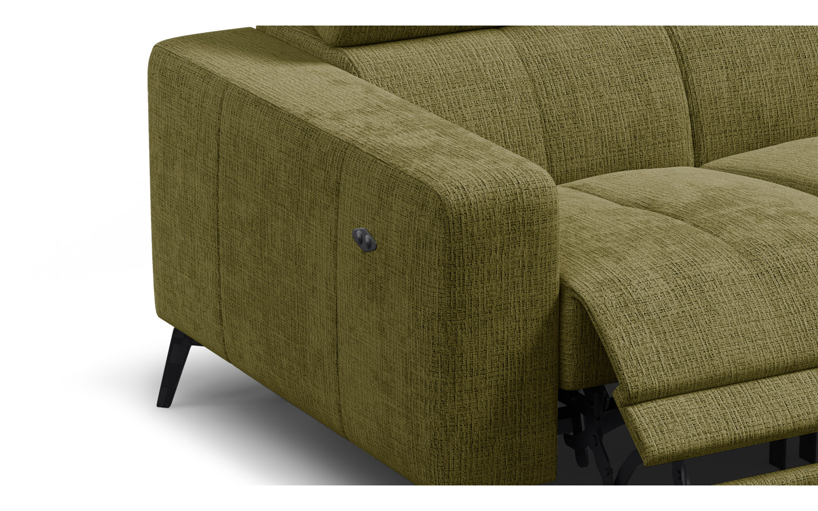 Relaxsofa 2-Sitzer MORELLO, olive, 2 x Relax Zero Gravity