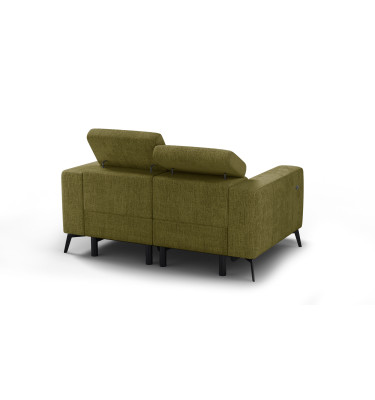 Relaxsofa 2-Sitzer MORELLO, olive, 2 x Relax Zero Gravity