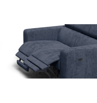 Relaxsofa 2-Sitzer MORELLO, marineblau, 2 x Relax Zero Gravity