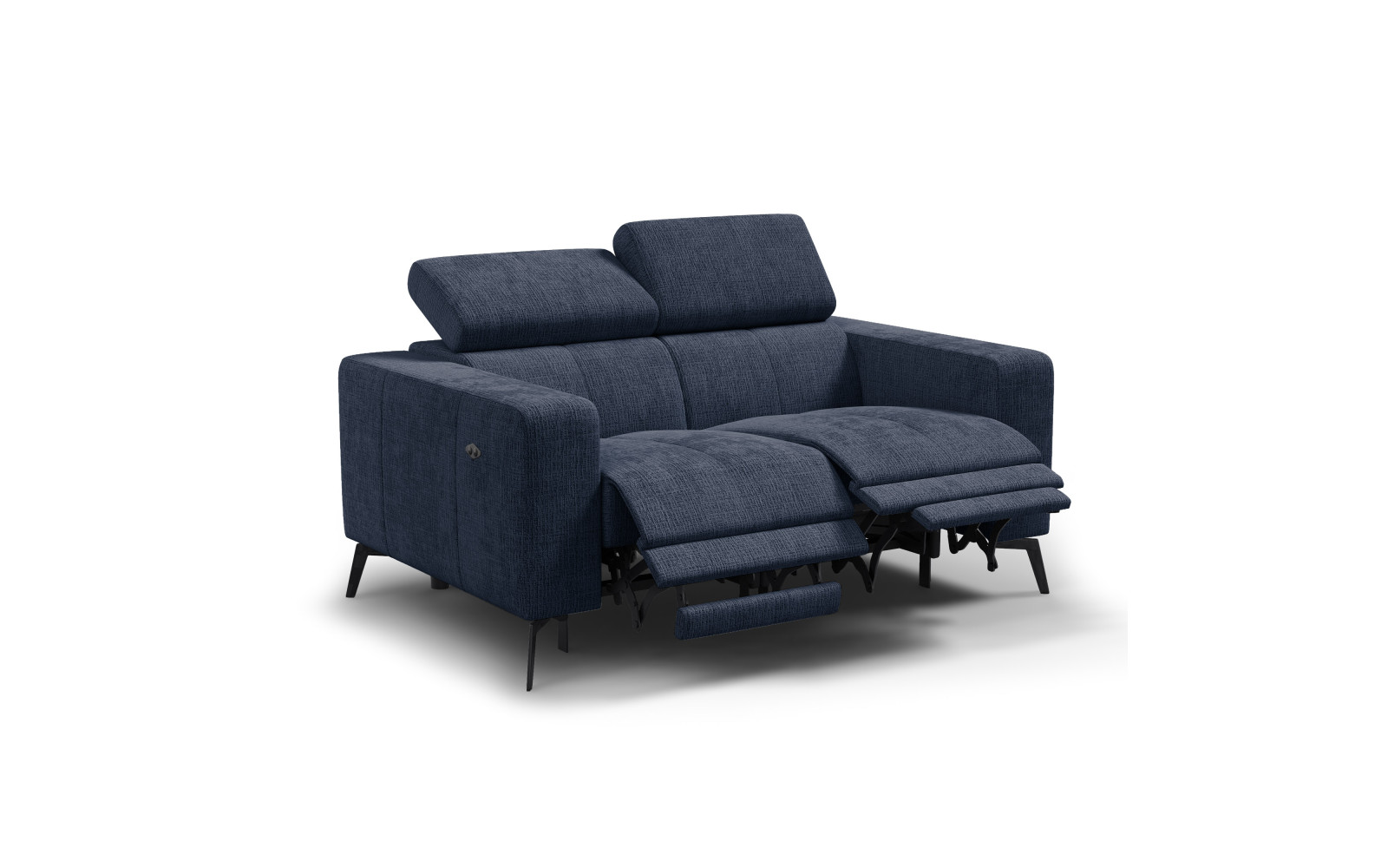 Relaxsofa 2-Sitzer MORELLO, marineblau, 2 x Relax Zero Gravity