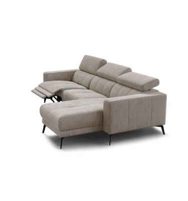 Ecksofa 4-Sitzer MORELLO, beige, 1 x Relax Zero Gravity