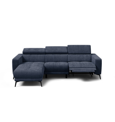 Ecksofa 4-Sitzer MORELLO, marineblau, 1 x Relax Zero Gravity