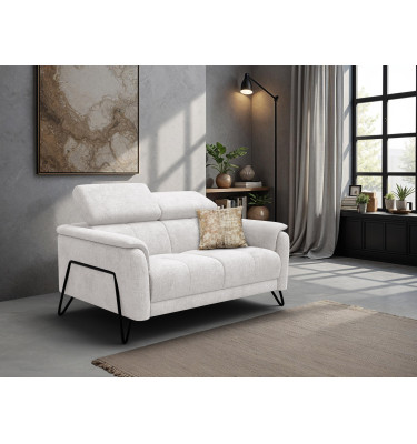 Sofa 2-Sitzer RODEN, creme