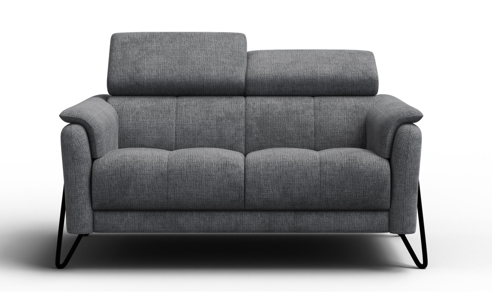 Sofa 2-Sitzer RODEN, dunkelgrau