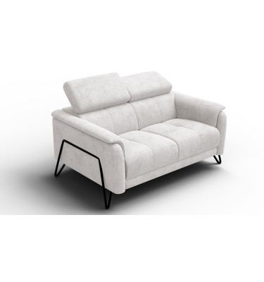 Sofa 2-Sitzer RODEN, creme