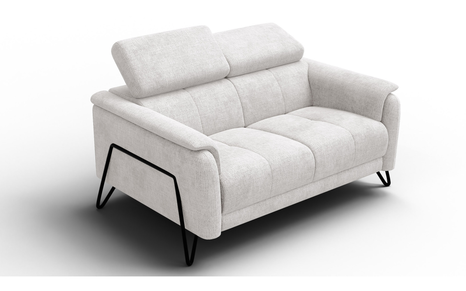 Sofa 2-Sitzer RODEN, creme