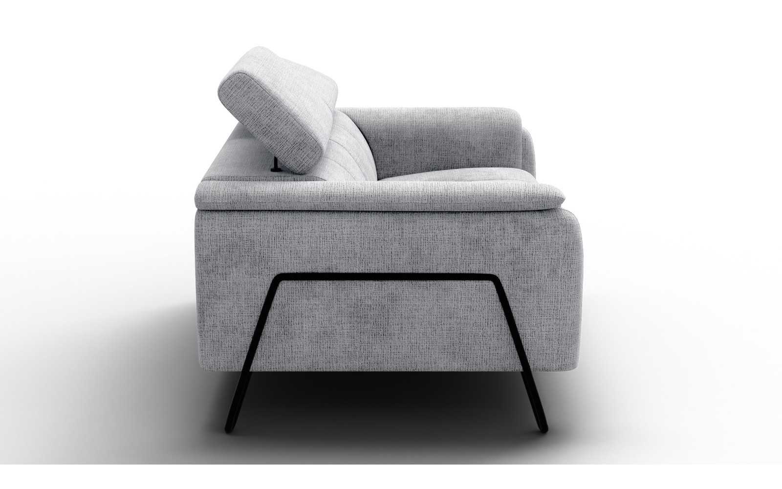 Sofa 2-Sitzer RODEN, hellgrau