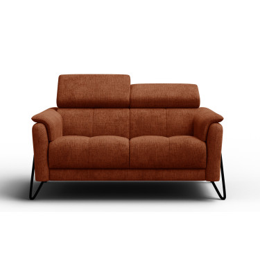 Sofa 2-Sitzer RODEN, rostrot
