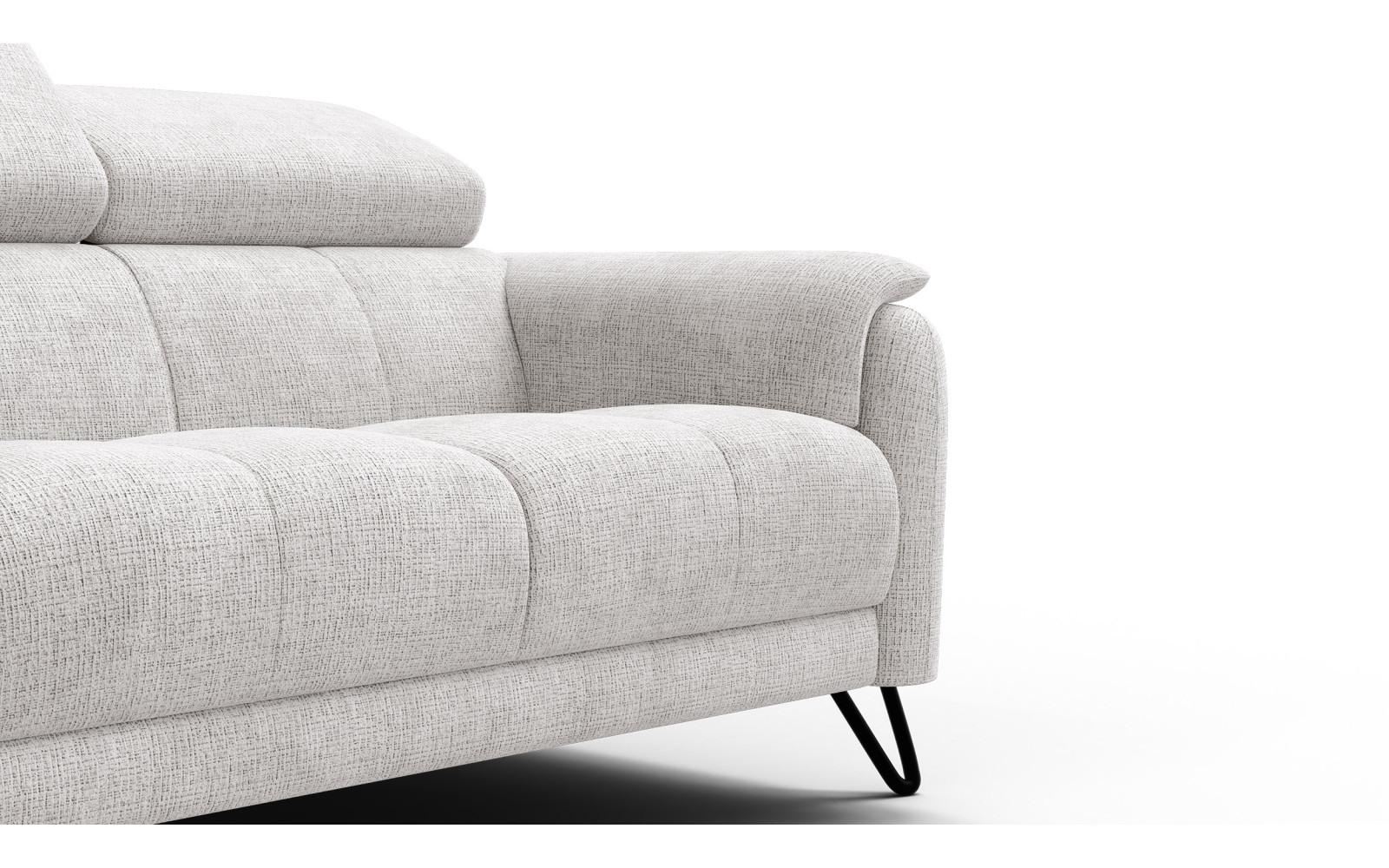 Sofa 2-Sitzer RODEN, creme