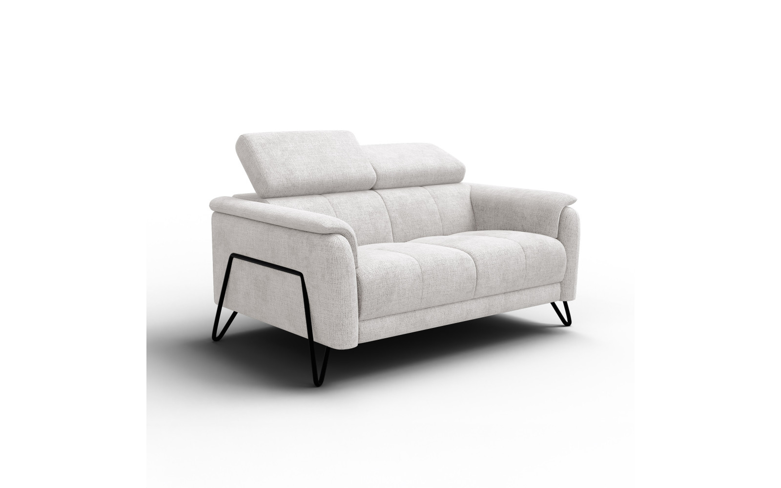 Sofa 2-Sitzer RODEN, creme