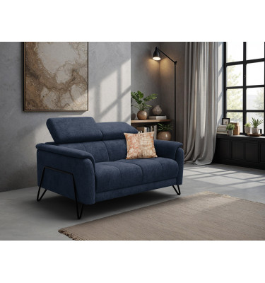 Sofa 2-Sitzer RODEN, marineblau