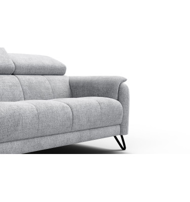 Sofa 2-Sitzer RODEN, hellgrau