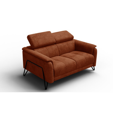 Sofa 2-Sitzer RODEN, rostrot