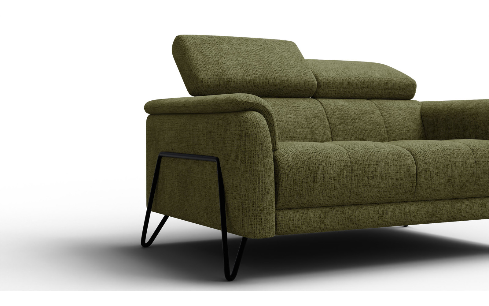 Sofa 2-Sitzer RODEN, olive