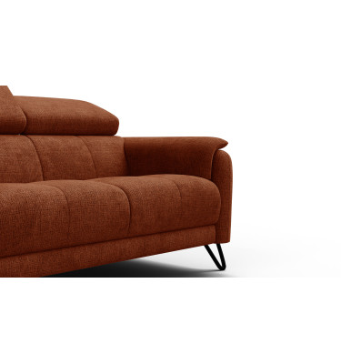 Sofa 2-Sitzer RODEN, rostrot