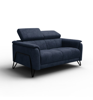 Sofa 2-Sitzer RODEN, marineblau