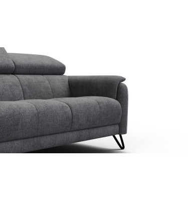 Sofa 2-Sitzer RODEN, dunkelgrau