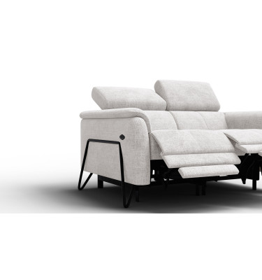 Relaxsofa 2-Sitzer RODEN, creme