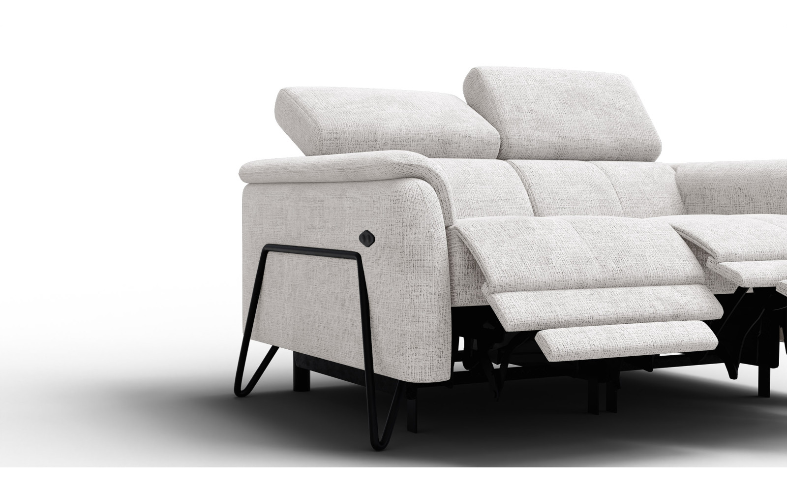 Relaxsofa 2-Sitzer RODEN, creme
