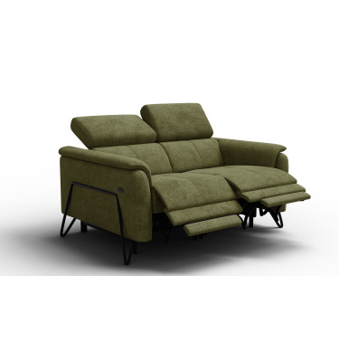 Relaxsofa 2-Sitzer RODEN, olive