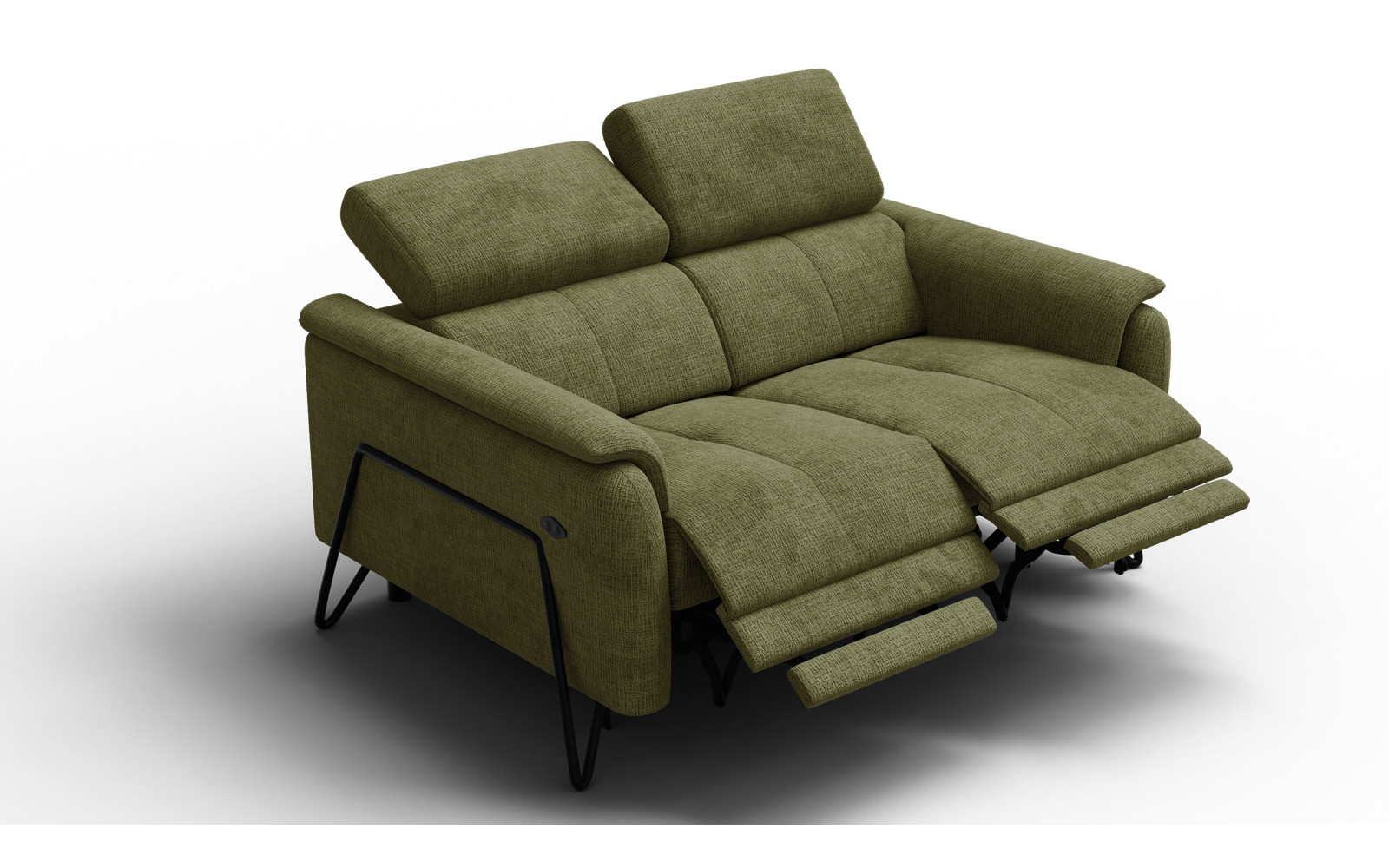 Relaxsofa 2-Sitzer RODEN, olive