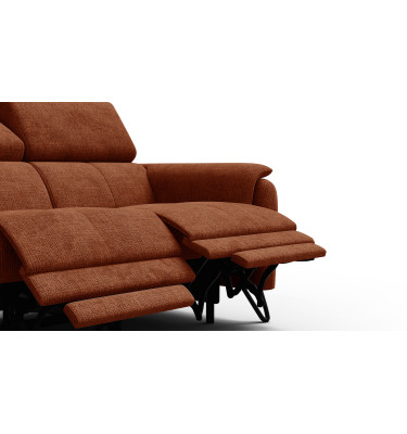 Relaxsofa 2-Sitzer RODEN, rostrot