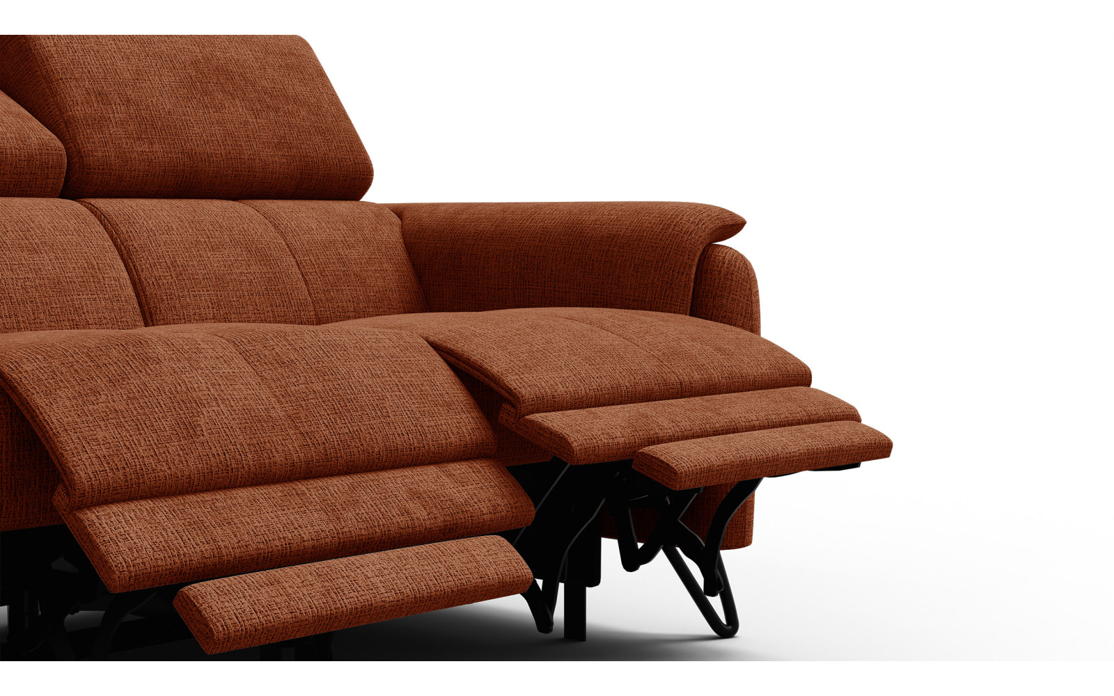 Relaxsofa 2-Sitzer RODEN, rostrot