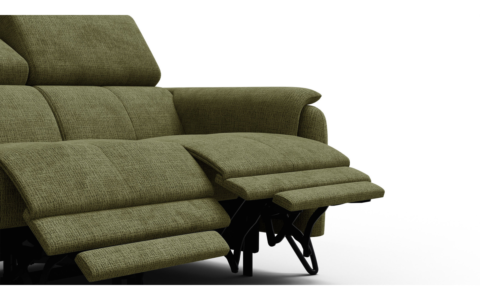Relaxsofa 2-Sitzer RODEN, olive