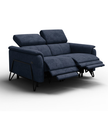 Relaxsofa 2-Sitzer RODEN, marineblau
