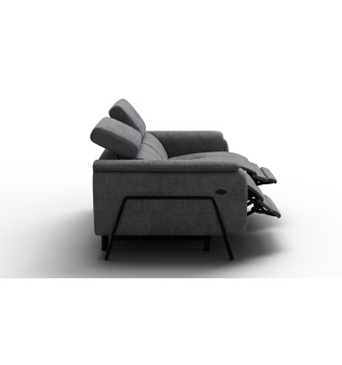 Relaxsofa 2-Sitzer RODEN, dunkelgrau