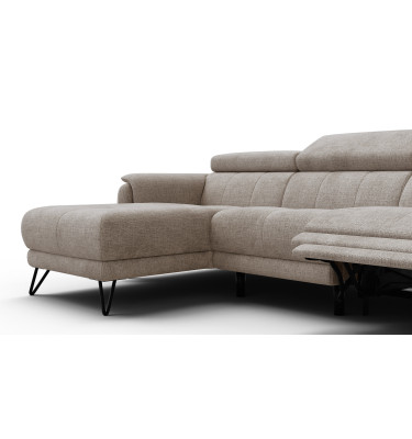 Ecksofa 4-Sitzer mit Relax RODEN, beige