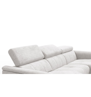 Ecksofa 4-Sitzer mit Relax RODEN, creme