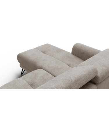 Ecksofa 4-Sitzer mit Relax RODEN, beige