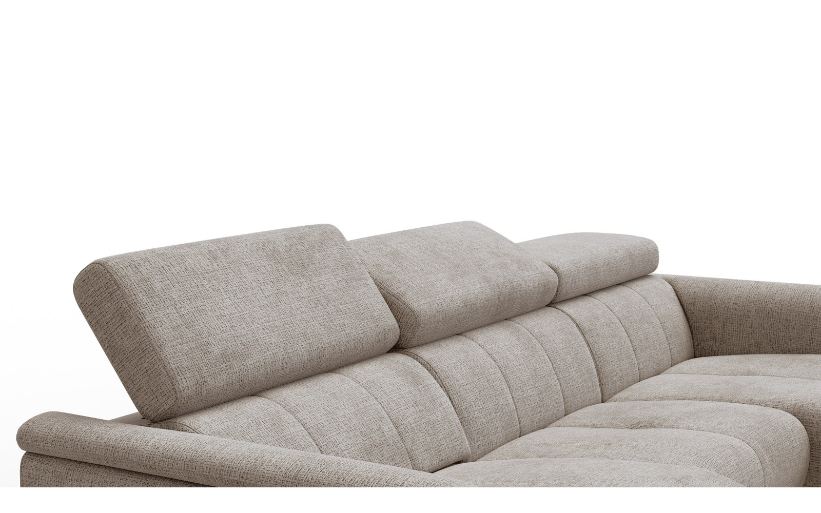 Ecksofa 4-Sitzer mit Relax RODEN, beige