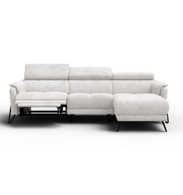 Ecksofa 4-Sitzer mit Relax RODEN, creme