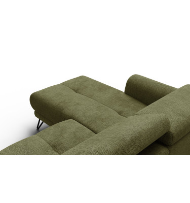 Ecksofa 4-Sitzer mit Relax RODEN, olive
