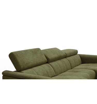 Ecksofa 4-Sitzer mit Relax RODEN, olive
