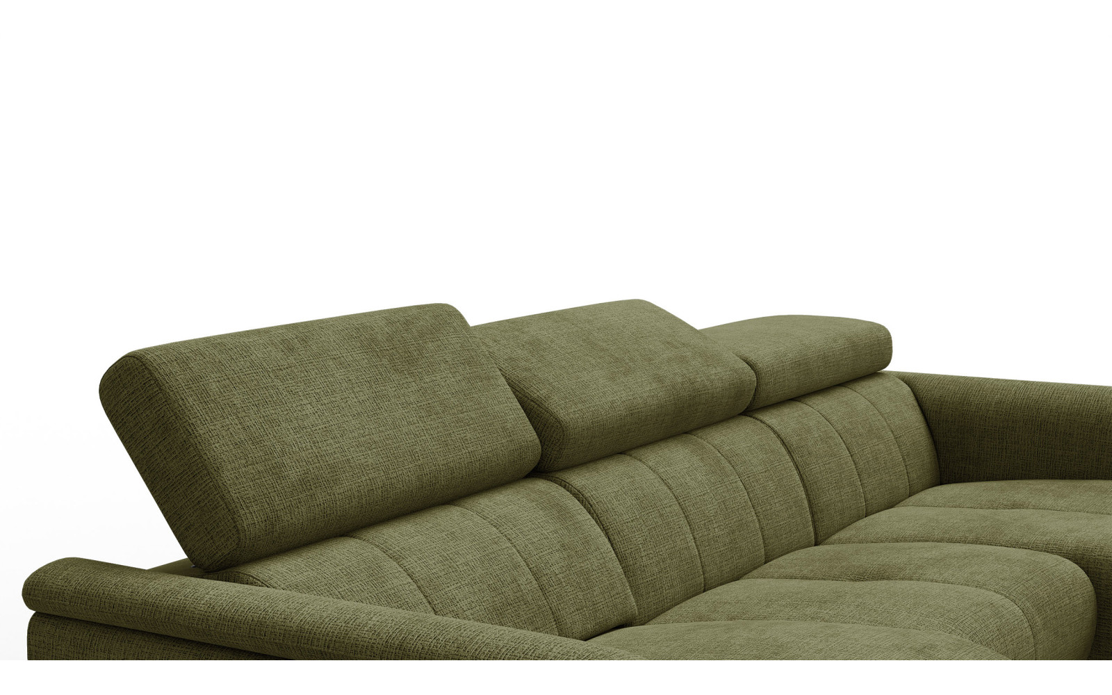 Ecksofa 4-Sitzer mit Relax RODEN, olive