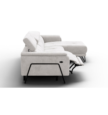 Ecksofa 4-Sitzer mit Relax RODEN, creme