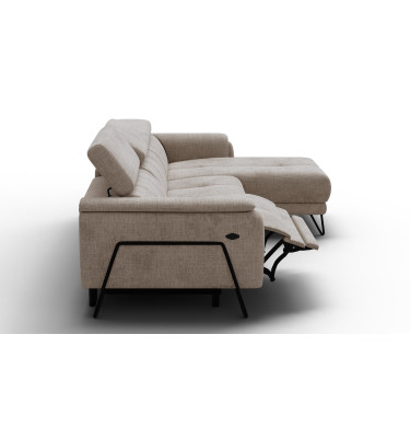 Ecksofa 4-Sitzer mit Relax RODEN, beige