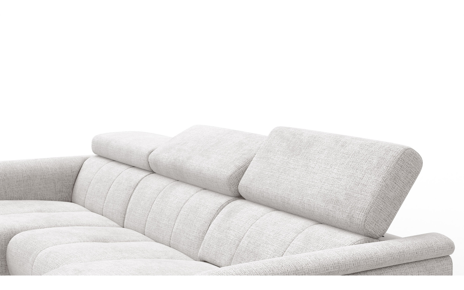 Ecksofa 4-Sitzer mit Relax RODEN, creme