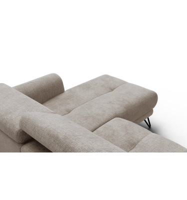 Ecksofa 4-Sitzer mit Relax RODEN, beige